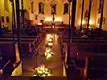 Das letzte Fenster, festliche Atmosphäre bei Kerzenschein in der Pfarrkirche., Bild: EL