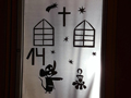 Beispiele von früheren Adventskalender-Fenstern., Bild: EL