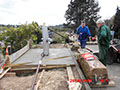 Fertig betoniert mit ca. 7 Kubikmeter Beton, Bild: WH