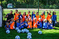 Gruppenfoto: Fußball kommt zu den Burgzwergen., Bild: MF