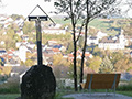 Zechkreuz vor Kirche und Burg., Bild: EL