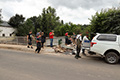 … an der Verpflegungsstation Nimsbrücke., Bild: EL