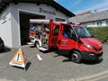 … das Feuerwehrauto wurde erklärt …, Bild: EL