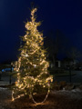 Weihnachtsbaum an der Grundschule., Bild: HK