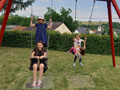… gab es noch Gelegenheit, sich bei bestem Wetter draußen auszutoben., Bild: IL