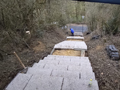 Bauarbeiten an der Treppe Hasselt, Bild: DF