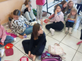 Das beliebte Bodenpicknick durfte nicht fehlen, Bild: IL