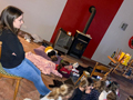 Alle schauten sich gespannt den Film Tischlein deck dich an, Bild: SM