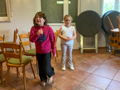 Die Bewegungsspiele Stoptanz und Reise nach Jerusalem kamen gut an, Bild: SM