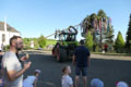 Aufstellen des Maibaumes durch die Freiwillige Feuerwehr Rittersdorf, Bild: SP