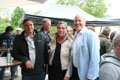 Ortsbürgermeister Daniel Lichter, Christine Lichter, Rudolf Rinnen, Bild: EL
