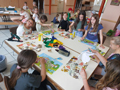 Glühwürmchen-Gläser aus alten Schraubgläsern und Leuchtfimo, Bild: IL