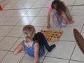 Mal- und Spieltisch wie immer gut besucht, Bild: IL