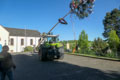 Aufstellen des Baumes durch unsere Feuerwehr., Bild: SP