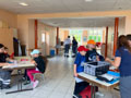 Dorfrallye-Station des Kindertreffs., Bild: IL