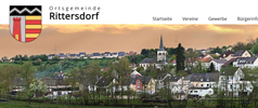 Webseite Rittersdorf - Redaktionshinweis