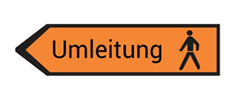 Umleitung Schulweg